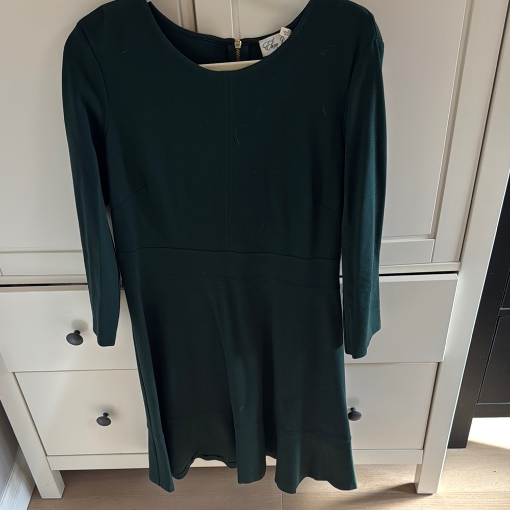 Elegant Dark Green Dress